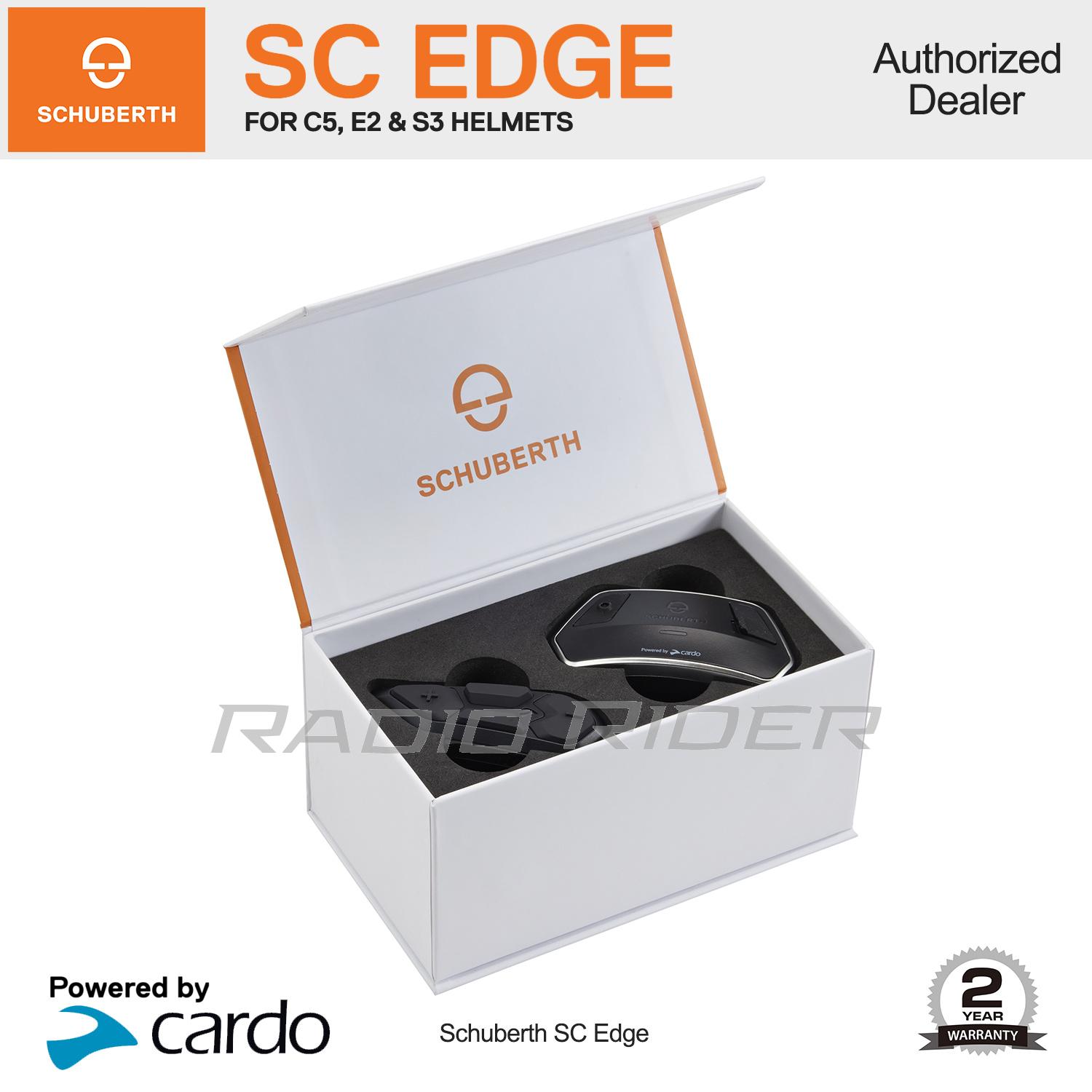 NEW Schuberth SC Edge: Powers Preinstalled Bluetooth Headset in C5 Helmet (Powered by Cardo)